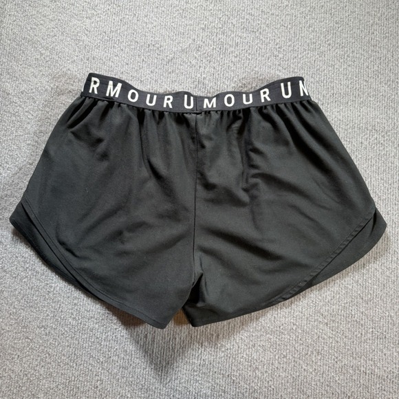 Under Armour Womens PuPlay Up Twist Large Black Loose Shorts - Picture 6 of 8